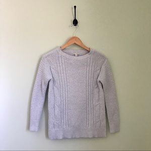 Light Gray Knitted Sweater